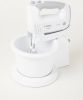 BOSCH Handmixer ErgoMixx MFQ36460 Handmixer, 2 roergardes, 2 edelstalen deeghaken, mengkom plus houder, wit online kopen