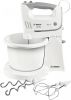 BOSCH Handmixer ErgoMixx MFQ36460 Handmixer, 2 roergardes, 2 edelstalen deeghaken, mengkom plus houder, wit online kopen