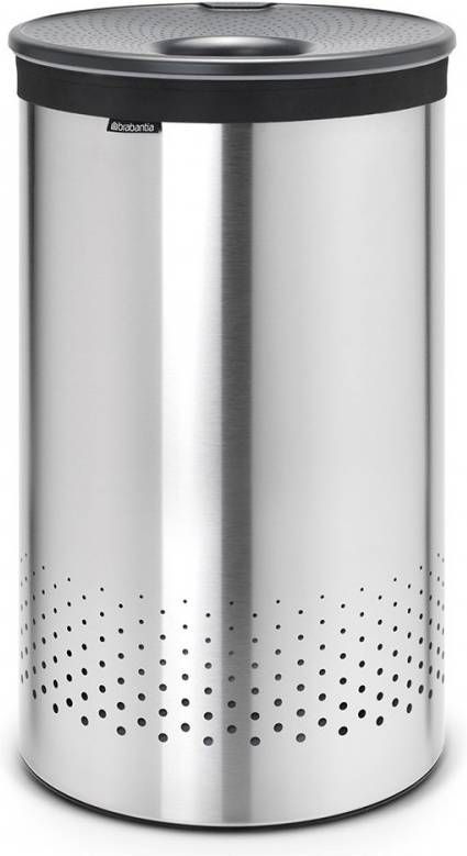 Brabantia wasbox met kunststof deksel (35 liter) Mat zilver online kopen