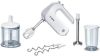 BOSCH Handmixer Styline MFQ4080 5 standen plus turbofunctie, 2 roergardes, 2 edelstalen deeghaken, universele versnipperaar, pureerstaaf, wit/zilver online kopen