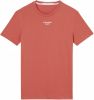 Calvin Klein Tee shirt logo en coton bio , Rood, Heren online kopen