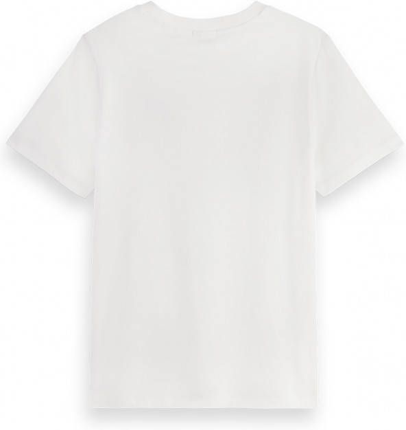 Scotch & Soda Regular fit T shirt met korte mouwen en artwork online kopen